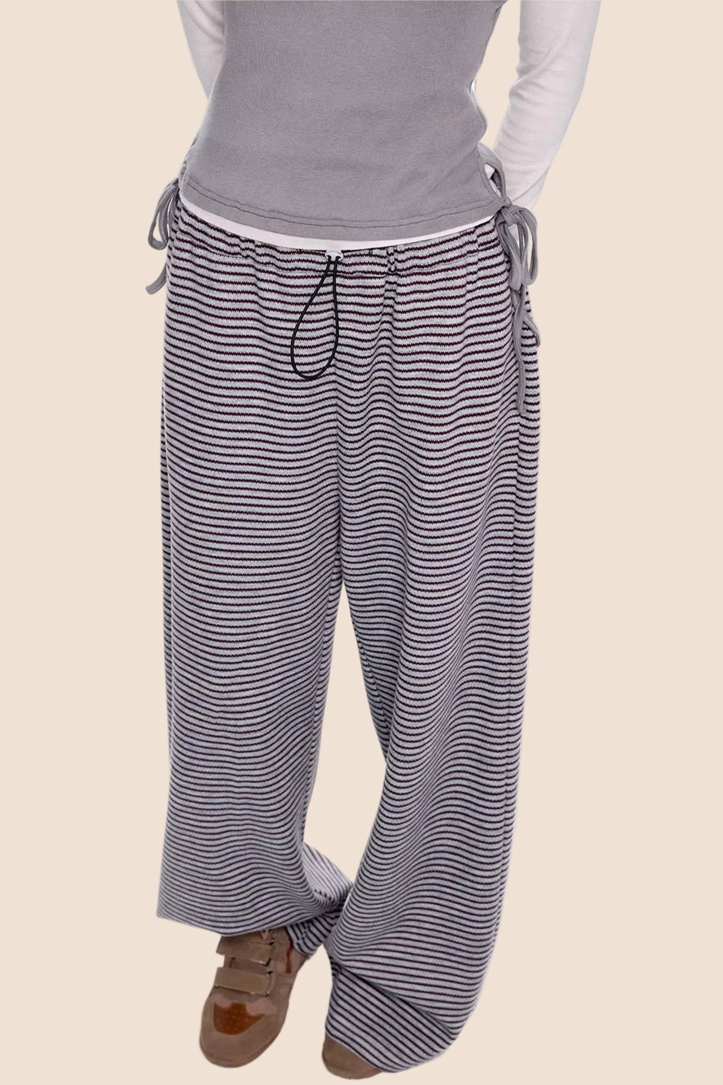 Little Devil Striped Hooded Jacket Set-Up