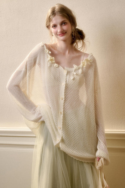 Galaxy Cool Ice Silk Cardigan