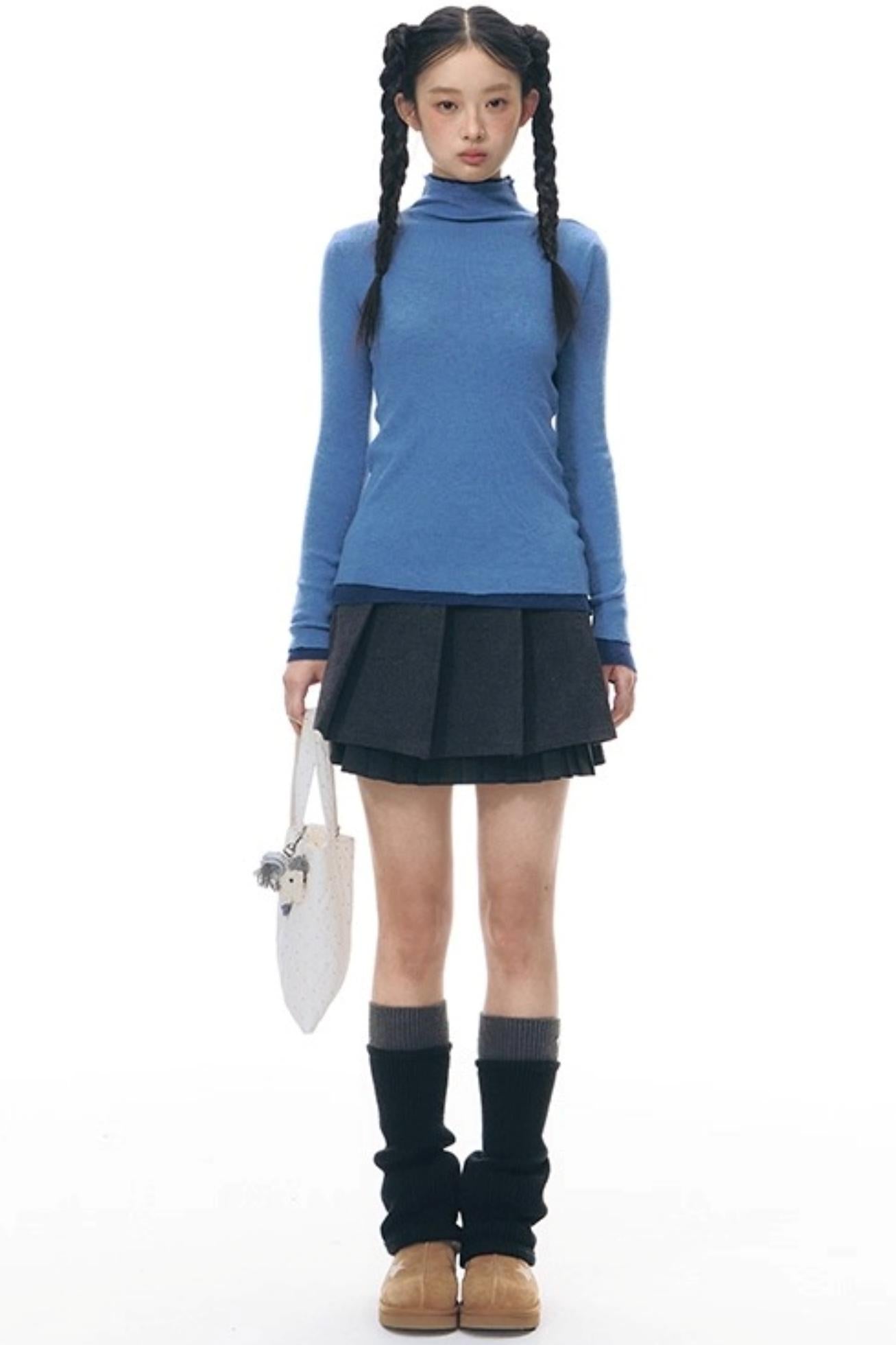 Solid Color Knitted Top