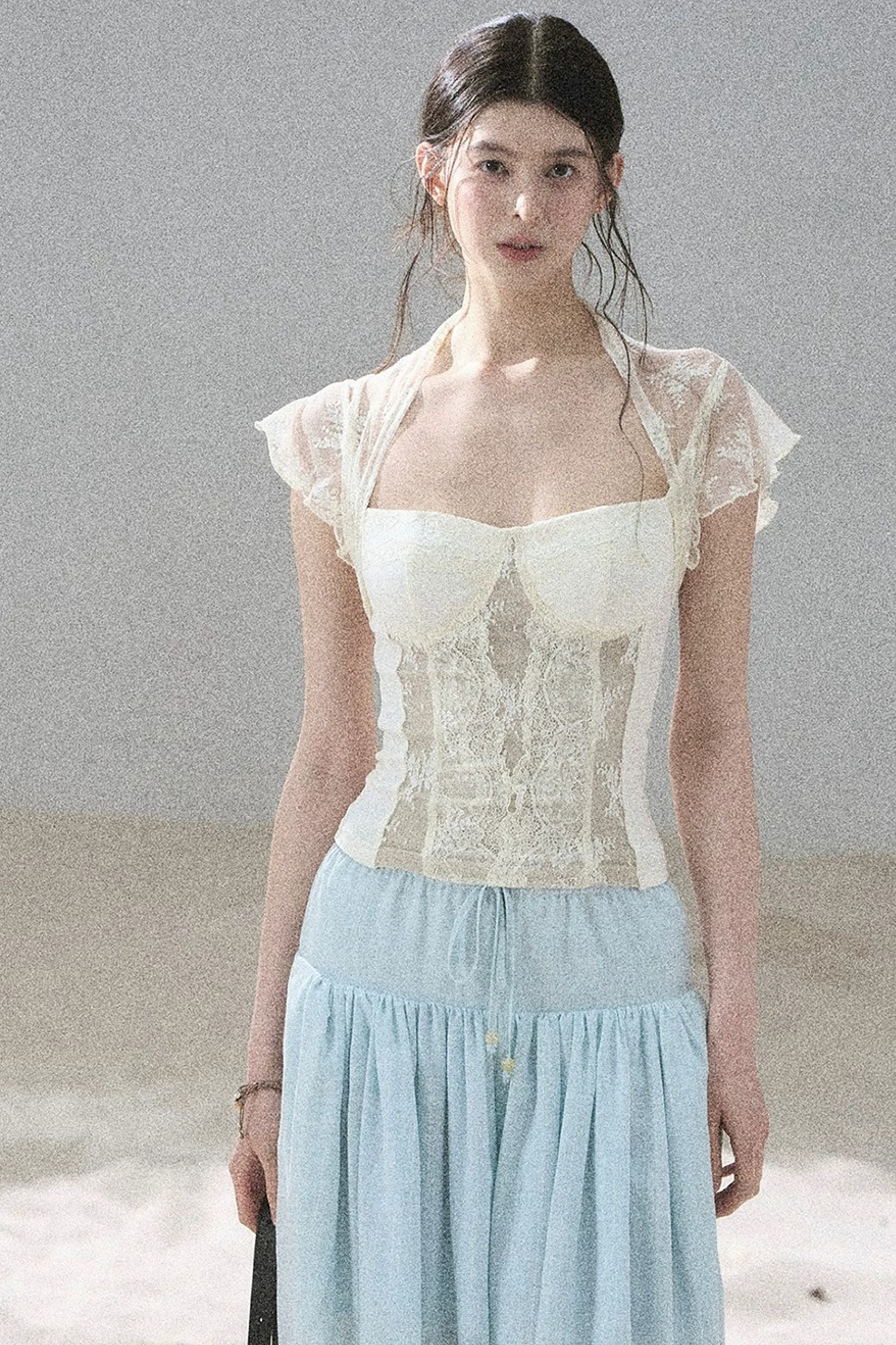 Lace Moonlit Rose Top