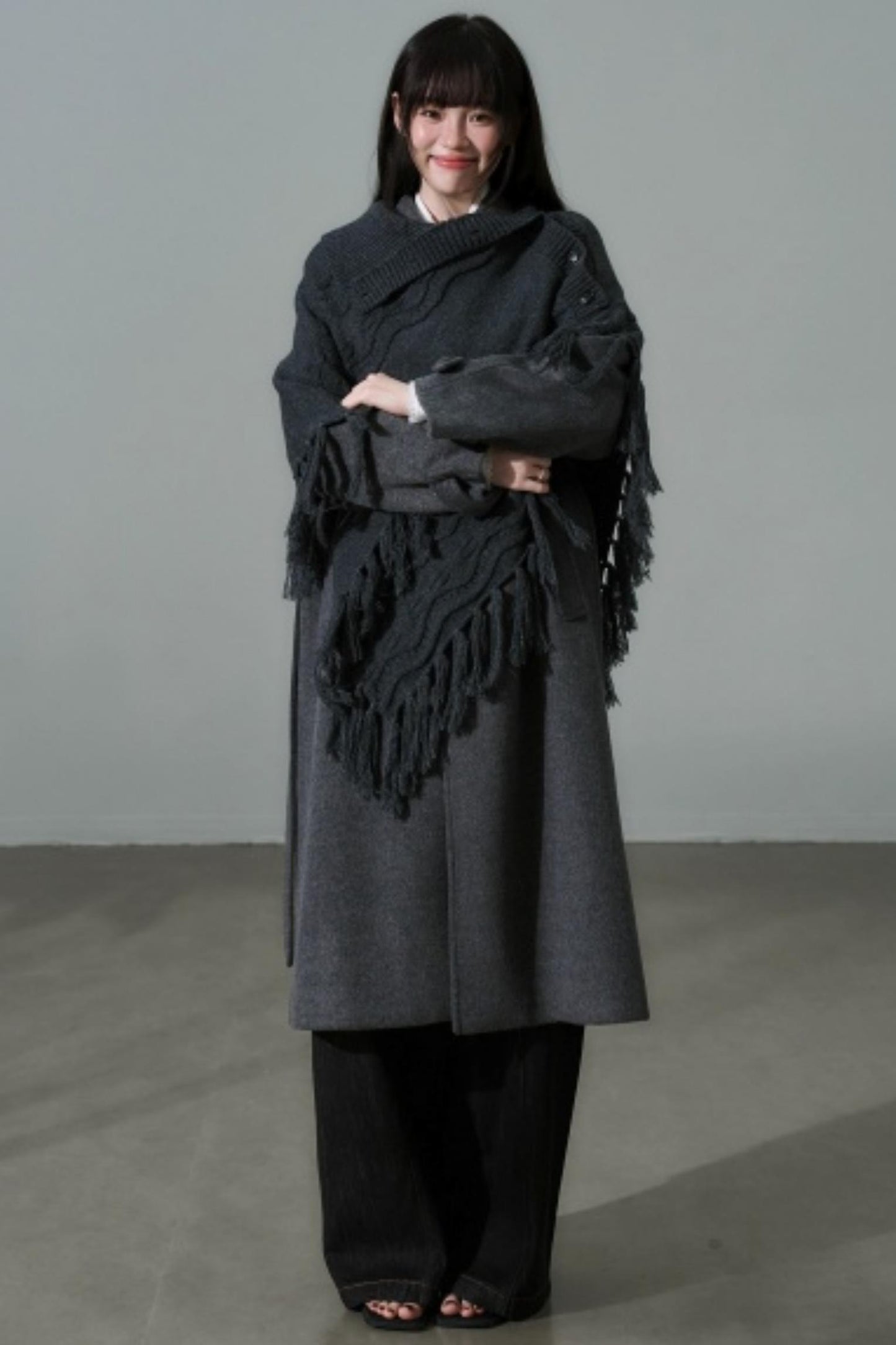 Lost Forest Wool Shawl Cape