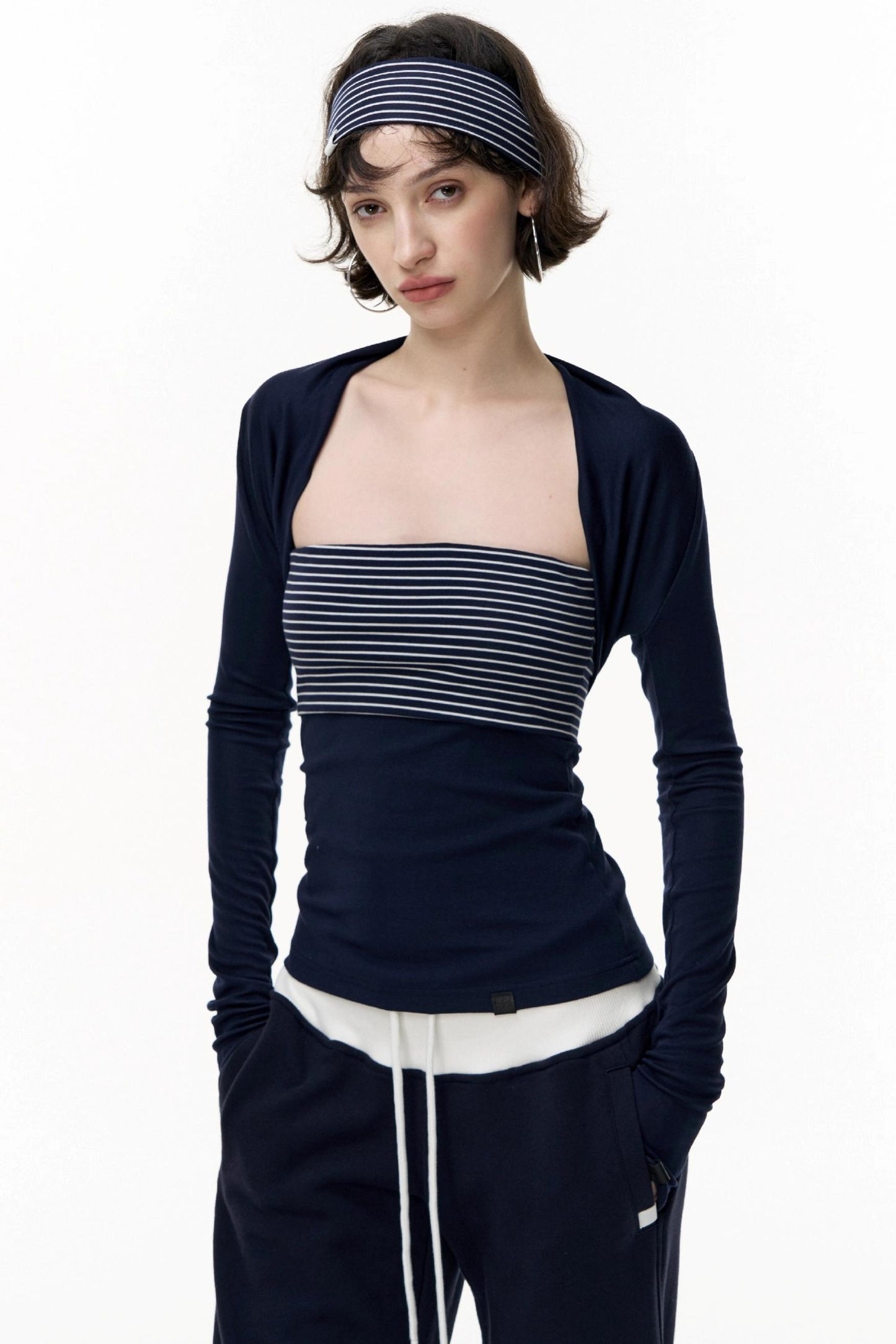 Tencel Waist Long Dress Set-Up