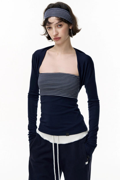 Tencel Waist Long Dress Set-Up