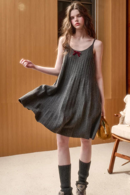 Origami Pleats Fluffy Dress