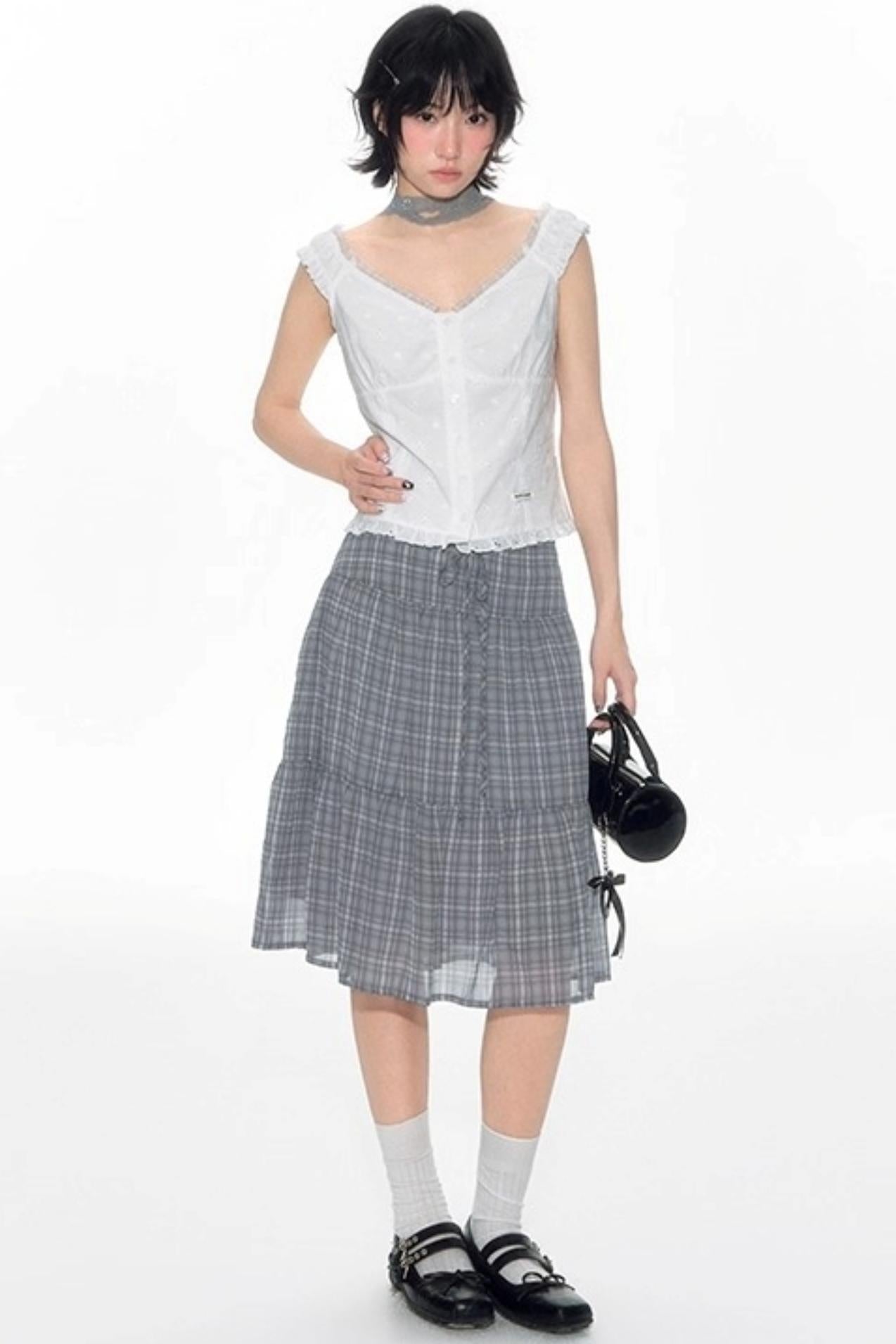 Summer Cake Mesh Skirt
