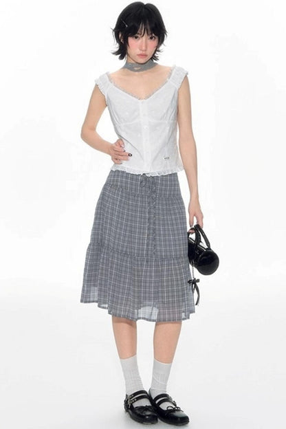 Summer Cake Mesh Skirt