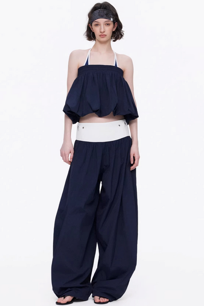 Backless Floral Tube Top Set-Up