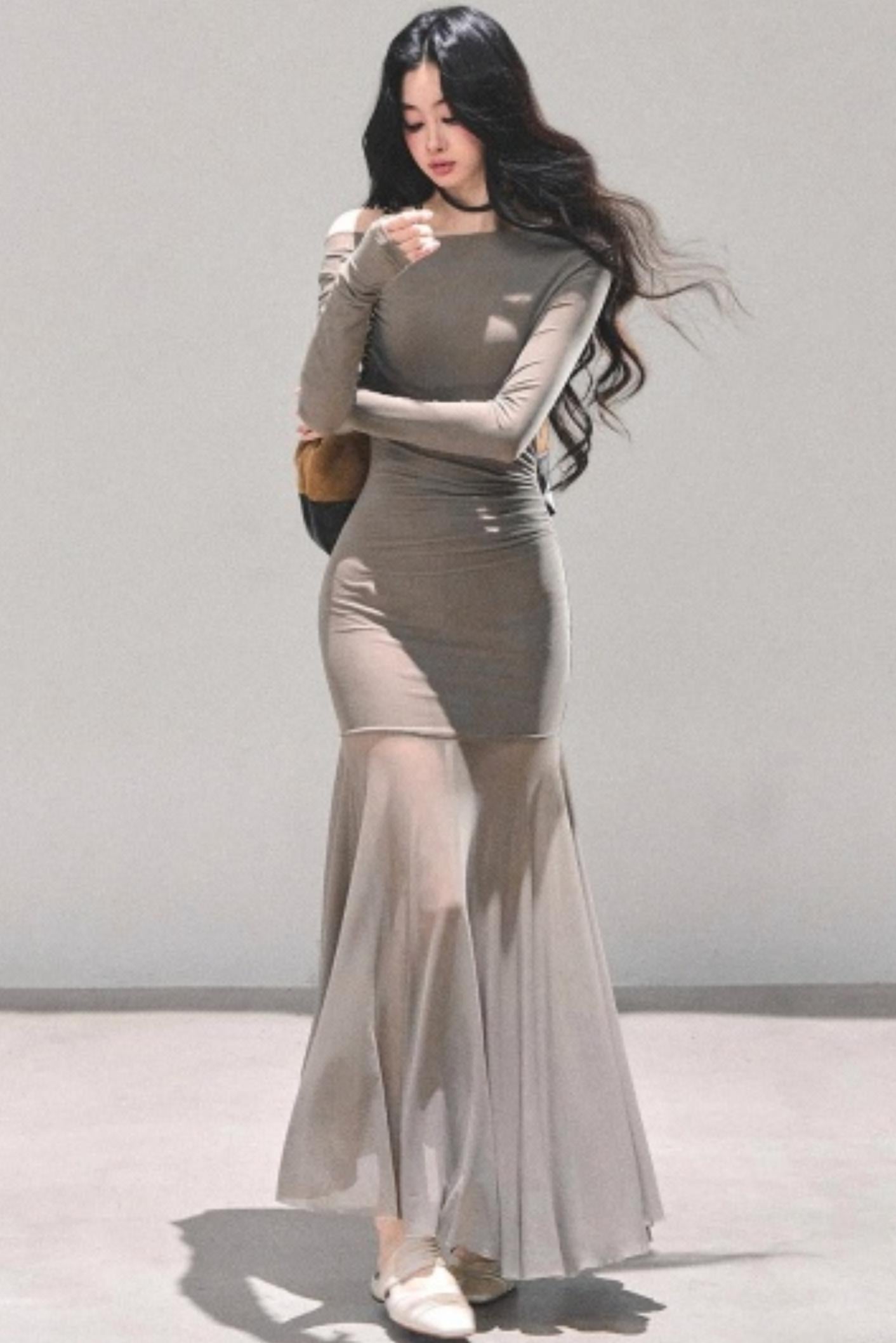 Slim-Fit Autumn Dress