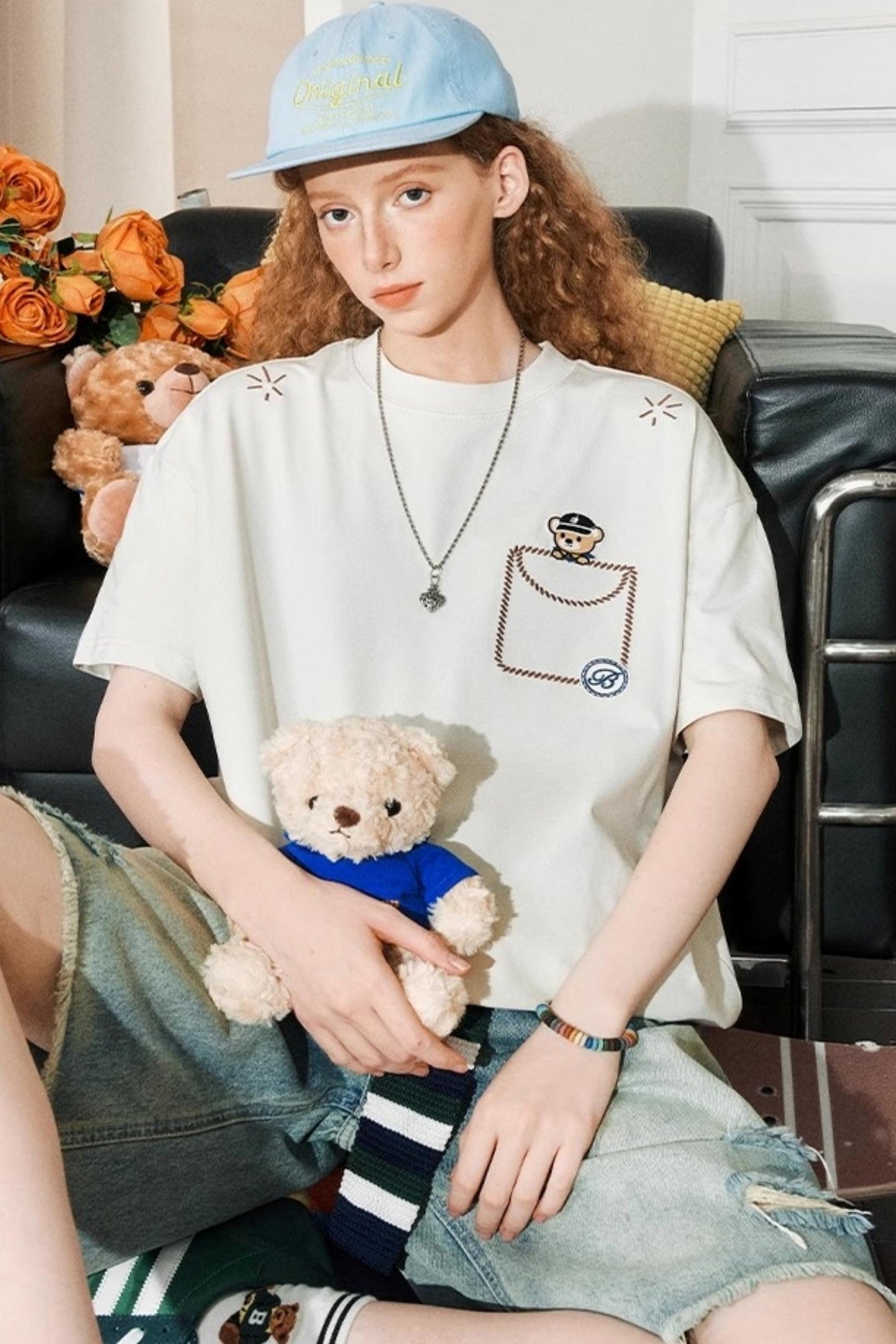 Beetle Embroidered Tee