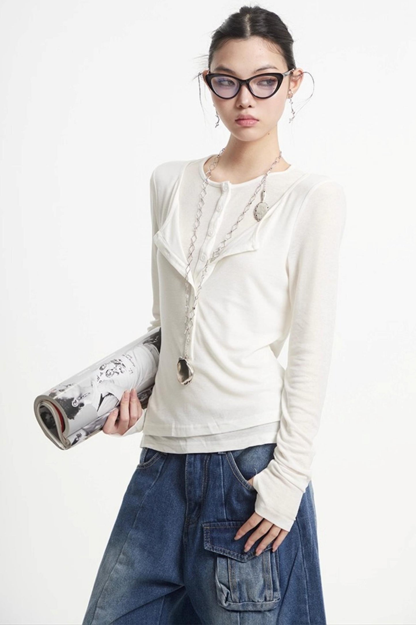 Vintage Buttoned Sweater