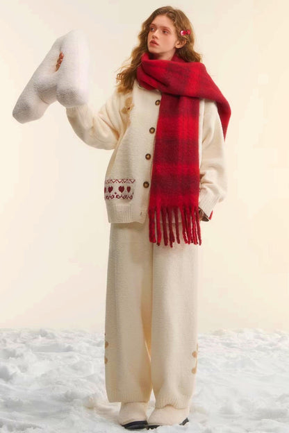 Gingerbread Fair Isle Knit Sweater Set-Up