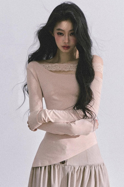 Barbaric Lace Off-the-Shoulder Top