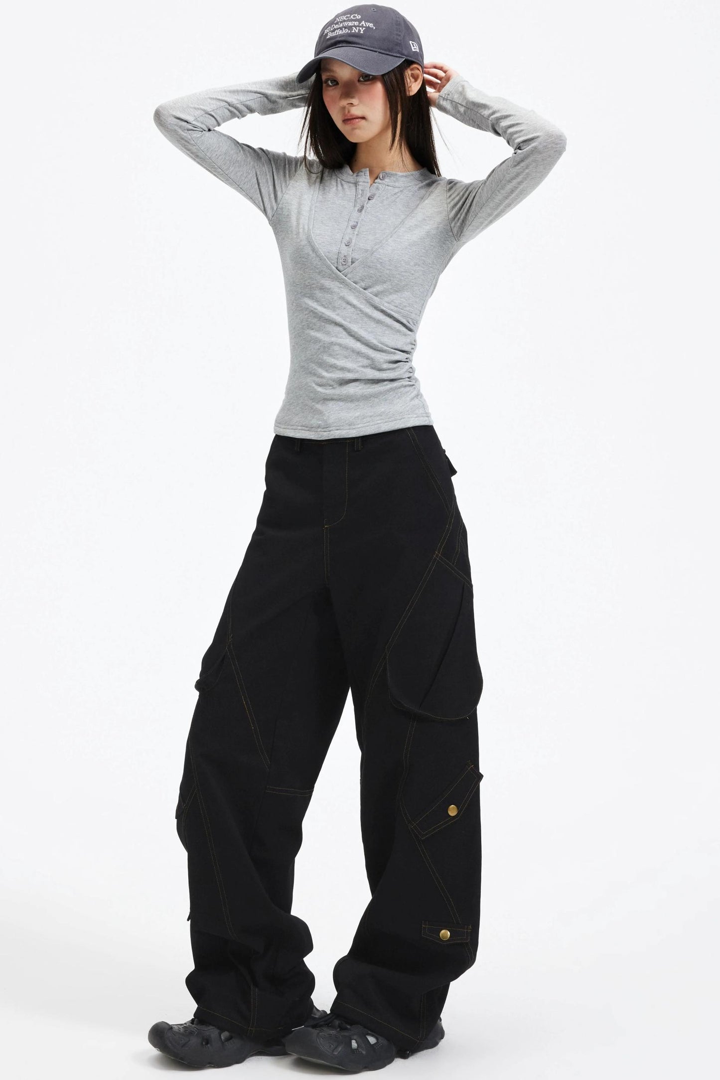 Versatile Casual Wide-Leg Pants