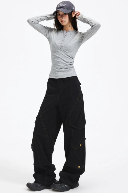 Versatile Casual Wide-Leg Pants