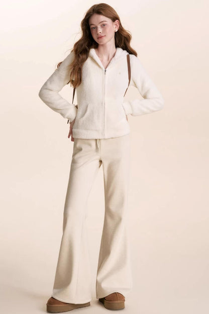 Cashmere Blend Flared Sweatpants