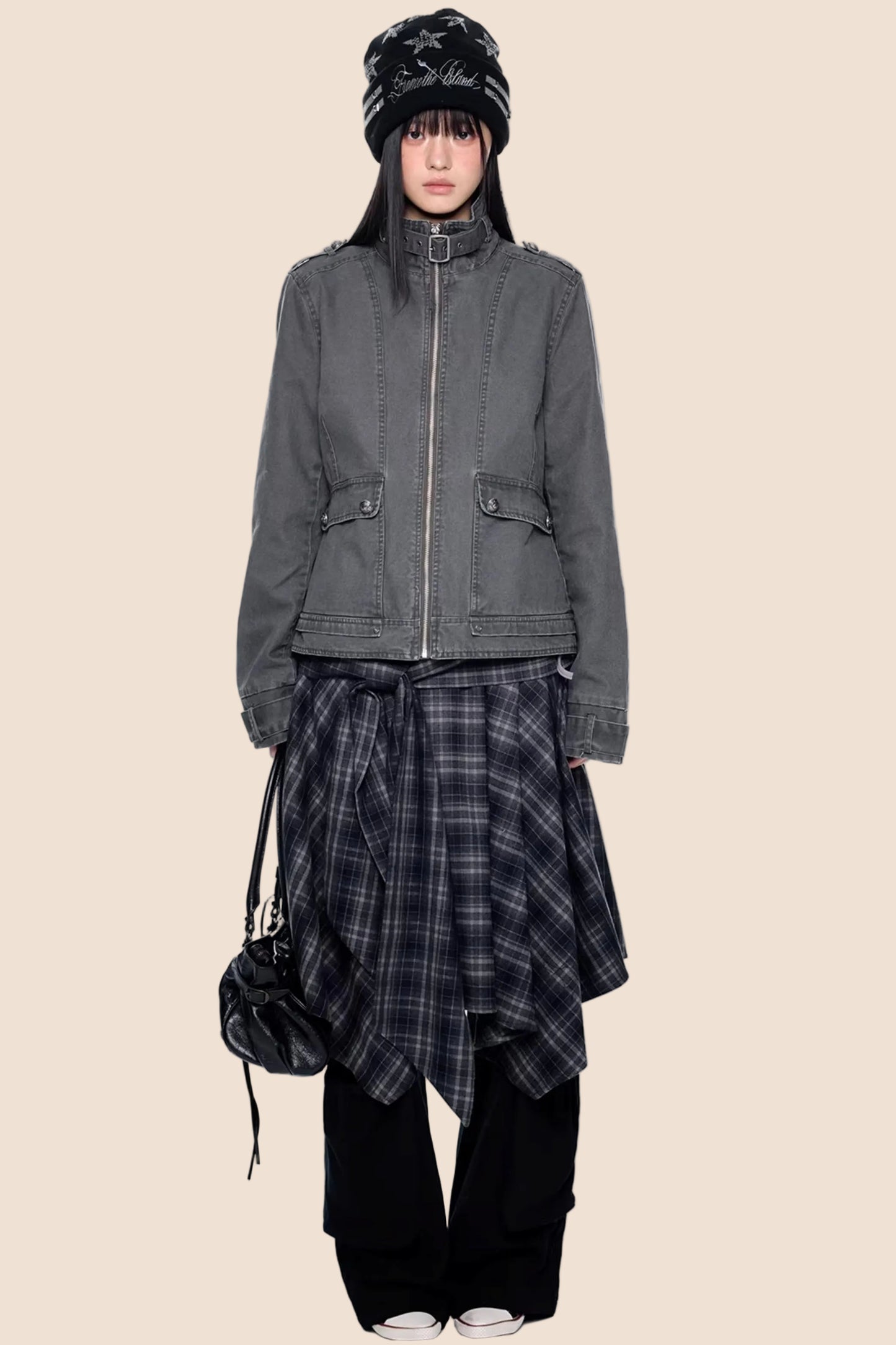 Washed Vintage Workwear Jacket