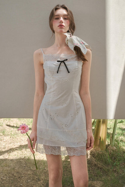 Embroidered Lace Sundress