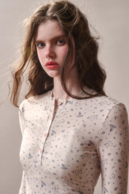 Fluffy Rabbit Lace Top