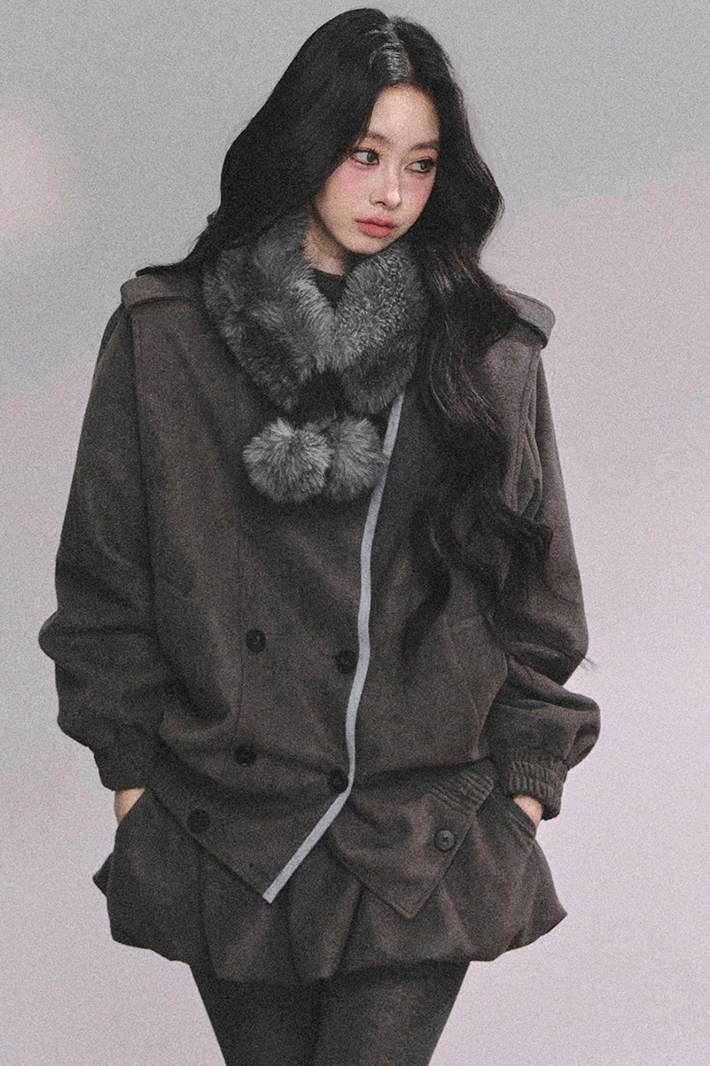 French Autumn Blazer Suit Set-Up