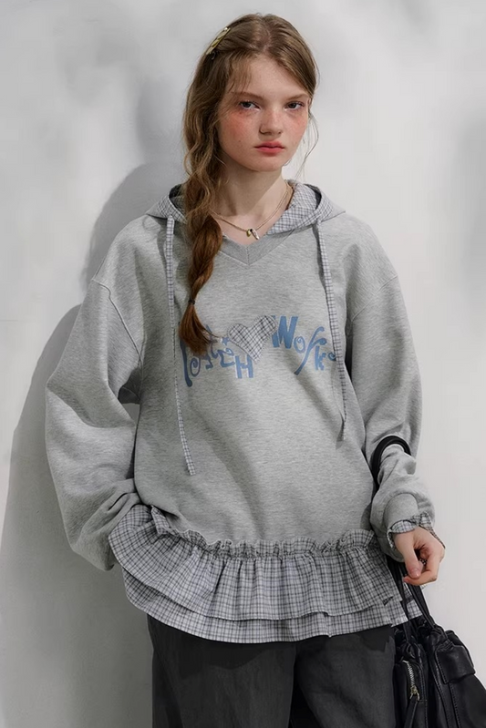 Childlike Stickers Hooded Sweatshirt