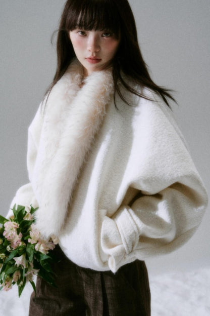 Lost Forest Woolen Cardigan Coat