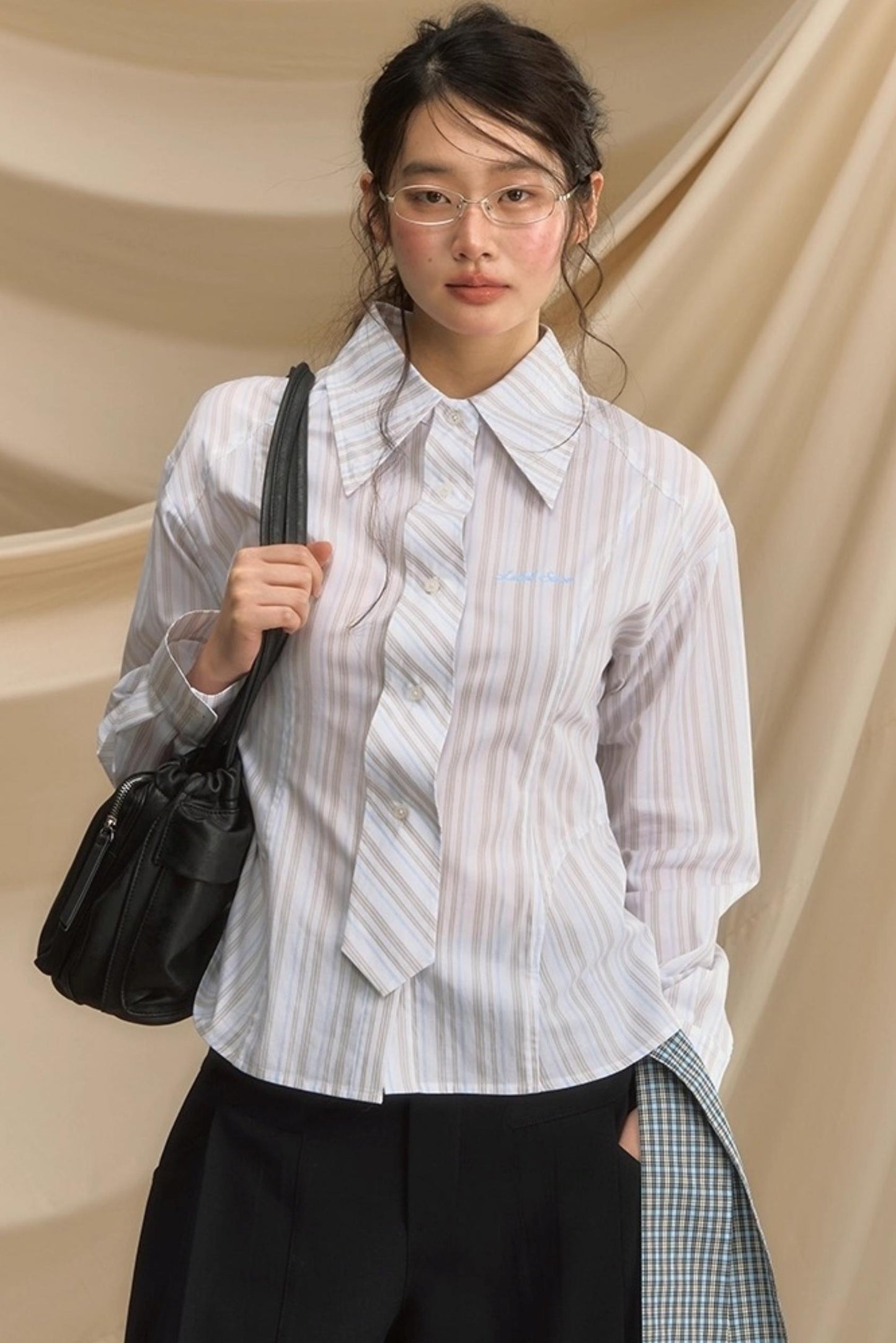 Slim Vertical Striped Shirt