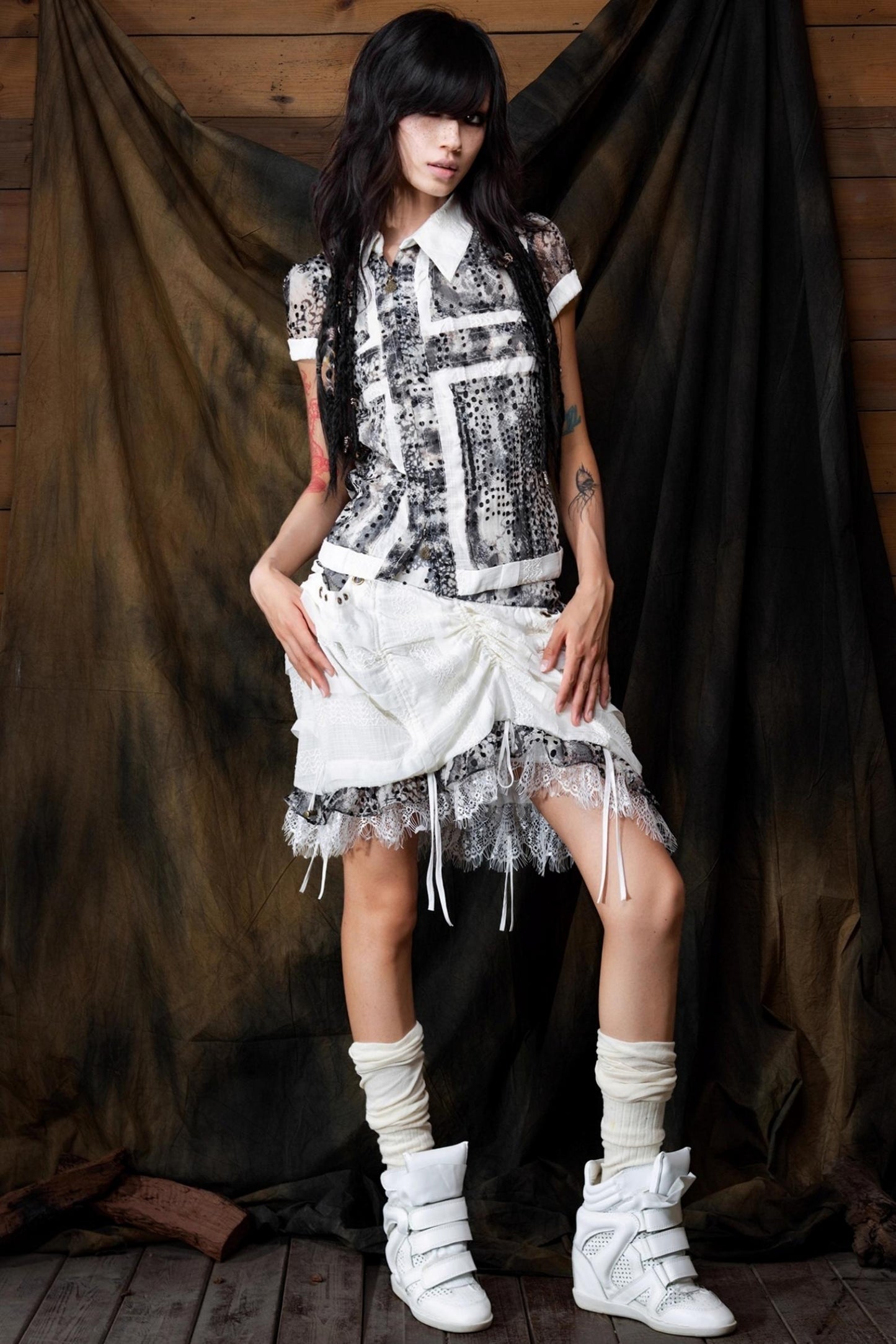 Multi-Wear Floral Bud Skirt