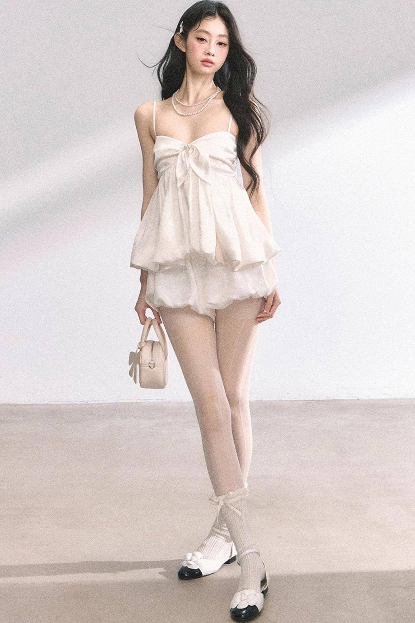 Floral Strap Two-Piece Summer Skirt Set-Up