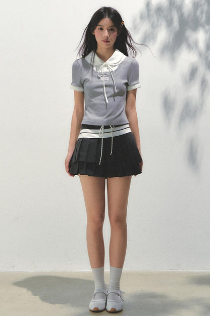 College Chic Knit Tee