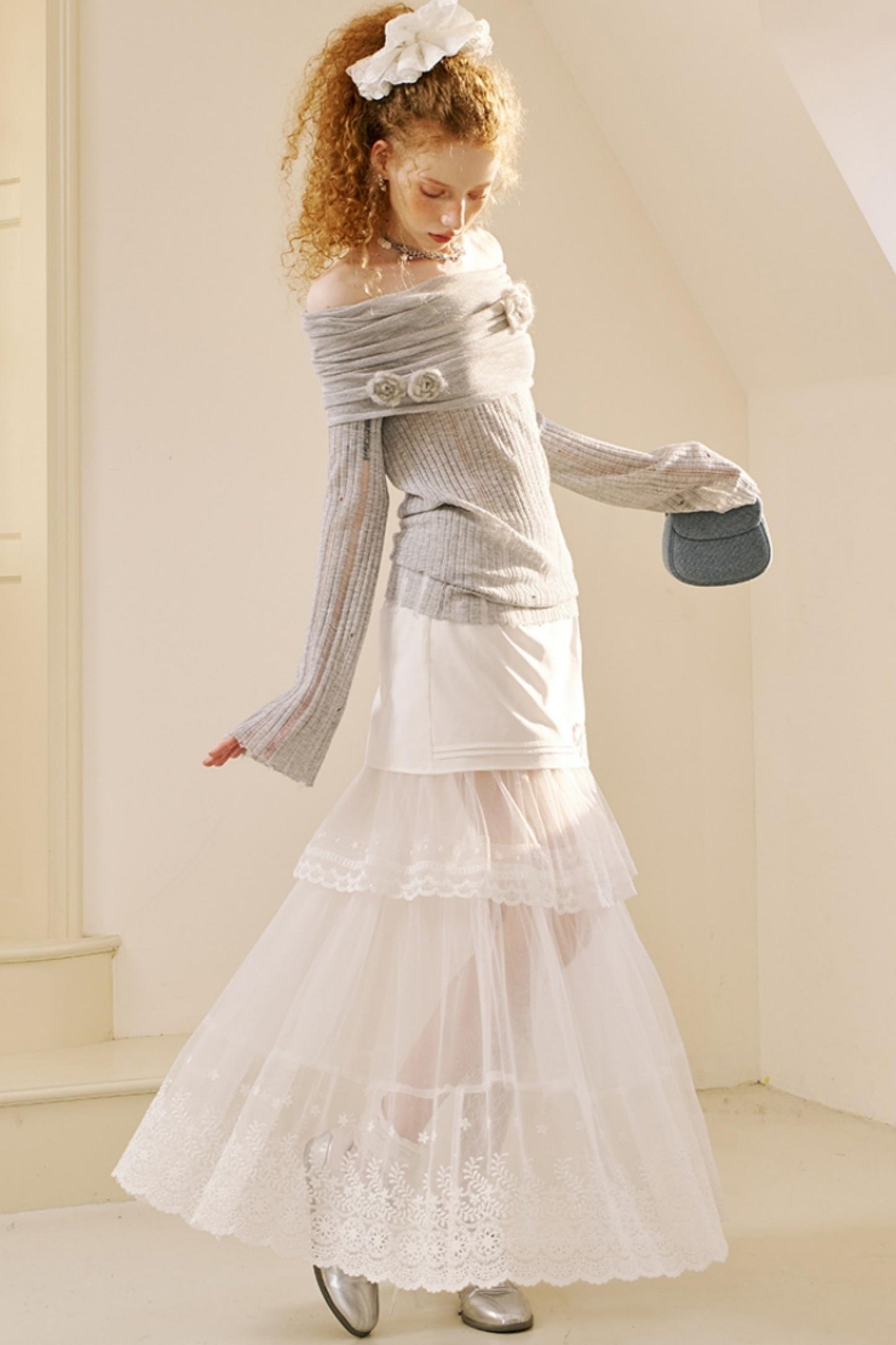 Chic Lace Half Skirt