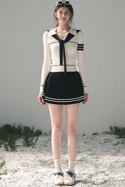 Delhi College Knit Top Set