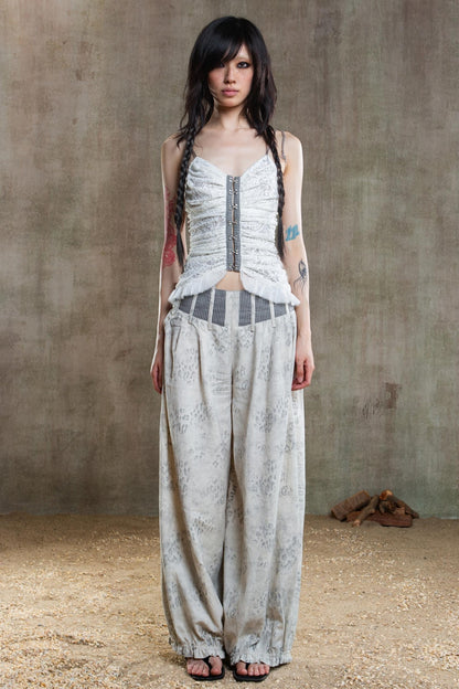 Retro Fishbone Pants