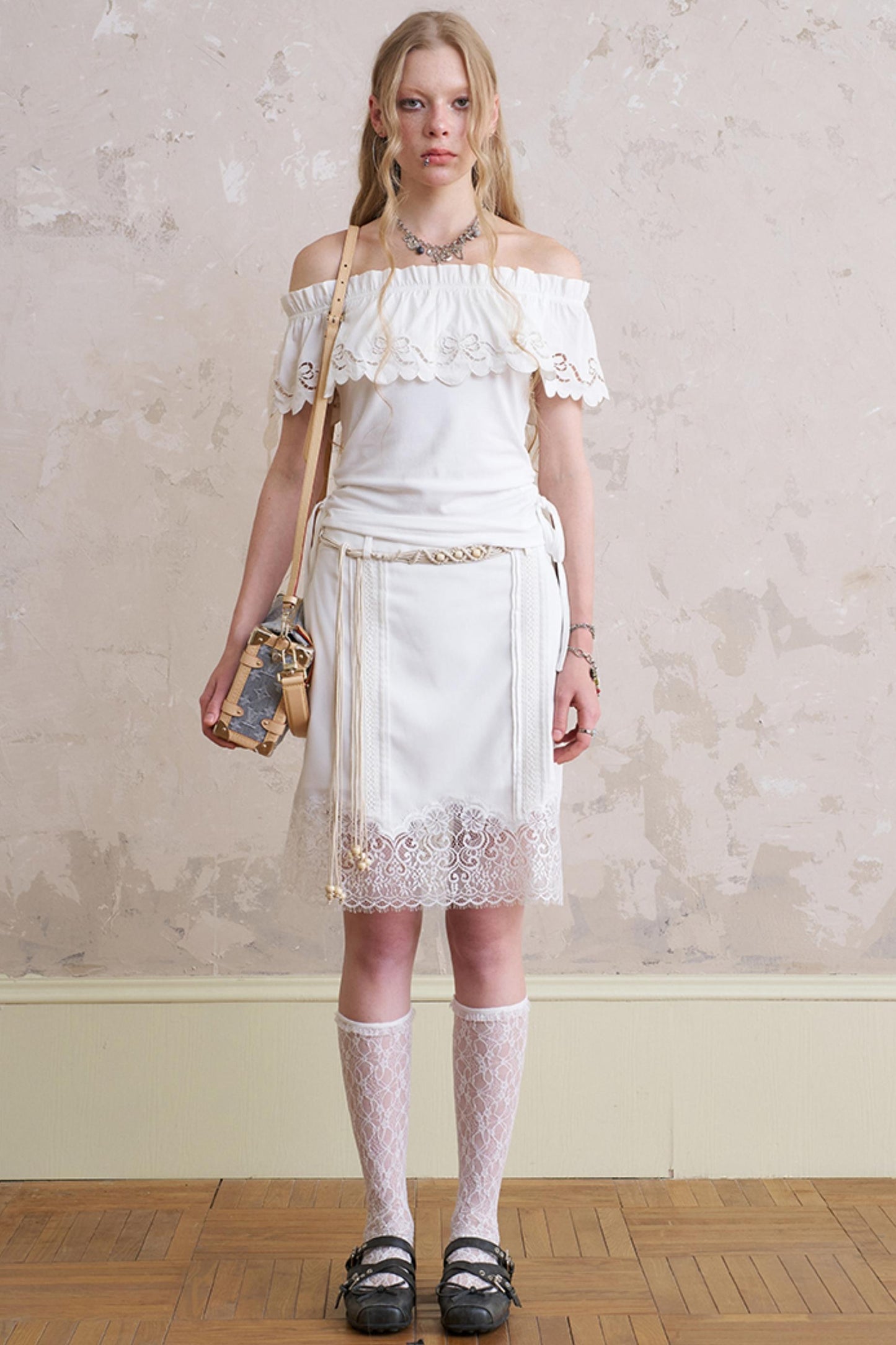 Summer Lace Short Skirt