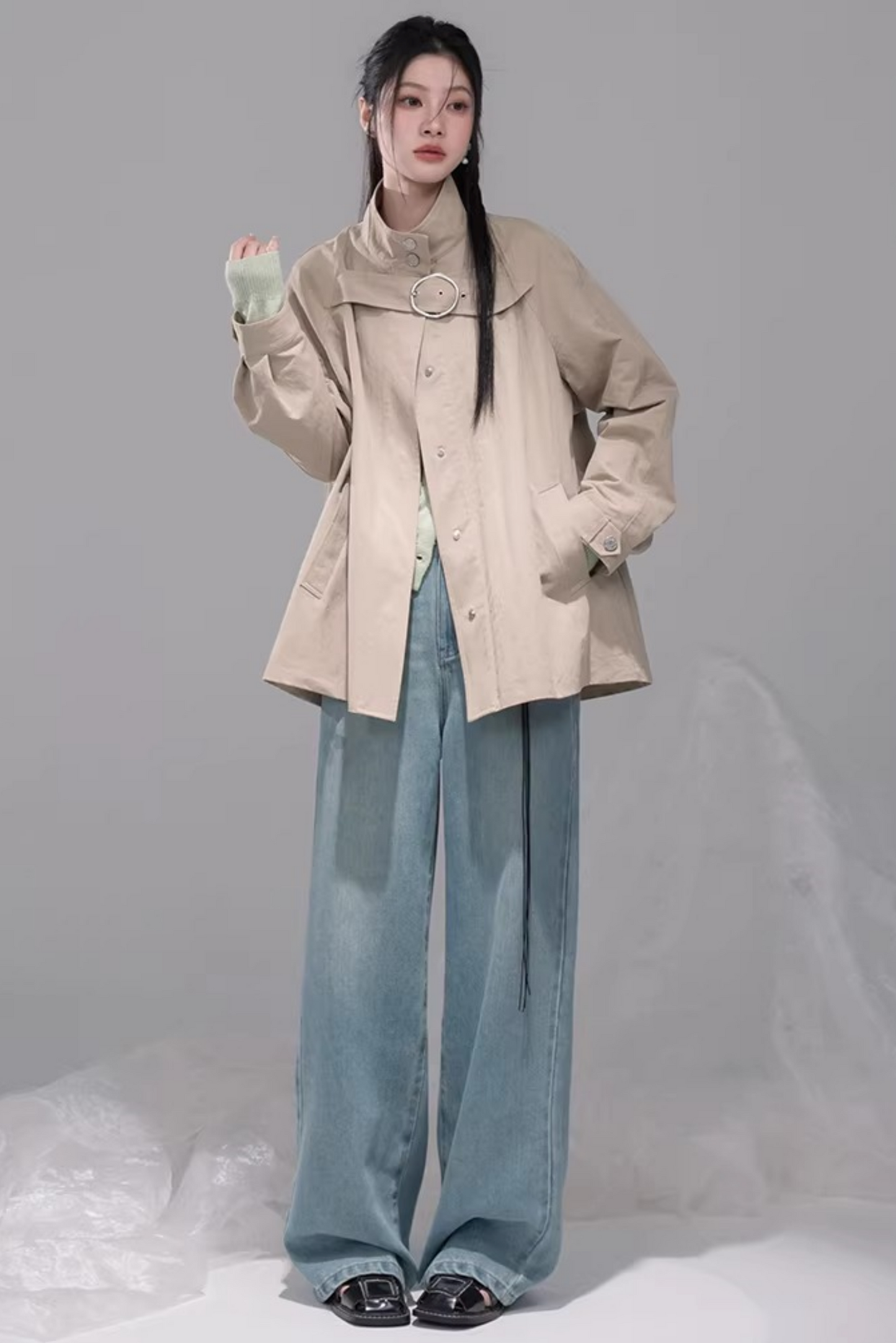 Sea Blue Lyocell Jeans