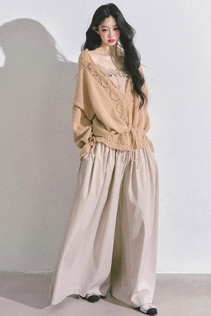 Korean Knit Cardigan & Top Set-Up