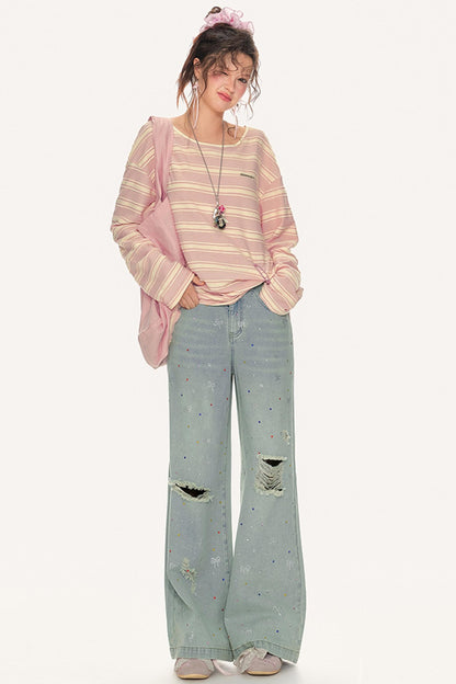 Striped Long Sleeve T-Shirt