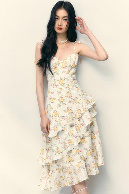 Yellow Rose Cami Dress