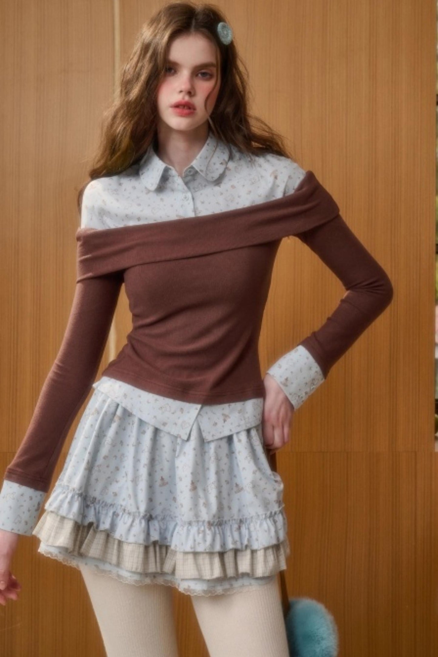 Milky Way Bunny Lace Skirt Set-Up