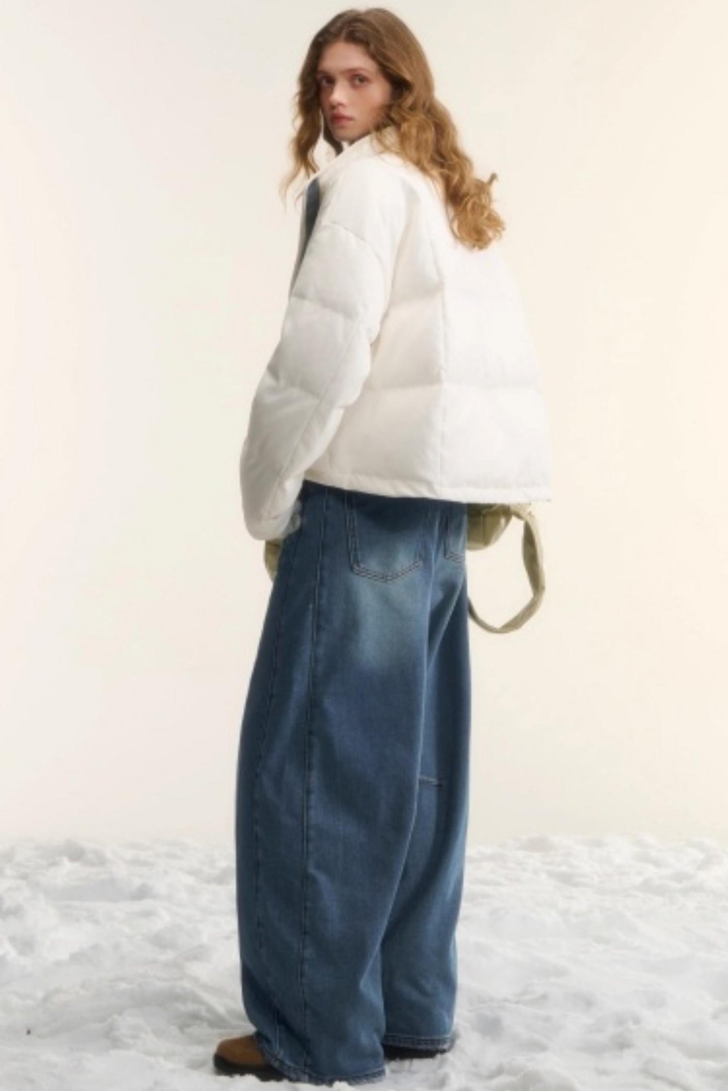 Blue Fleece-Lined Scimitar Pants