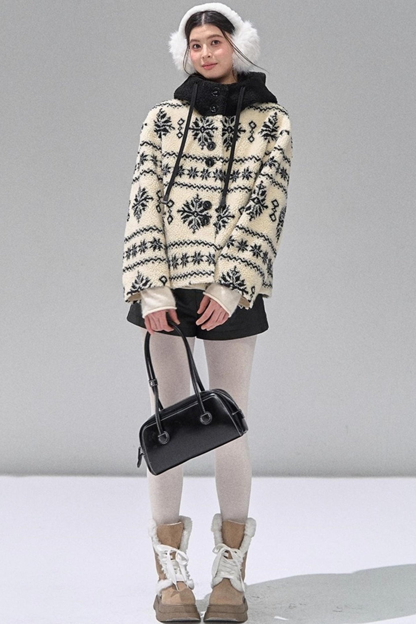 Thickened Hooded Fleece Jacket