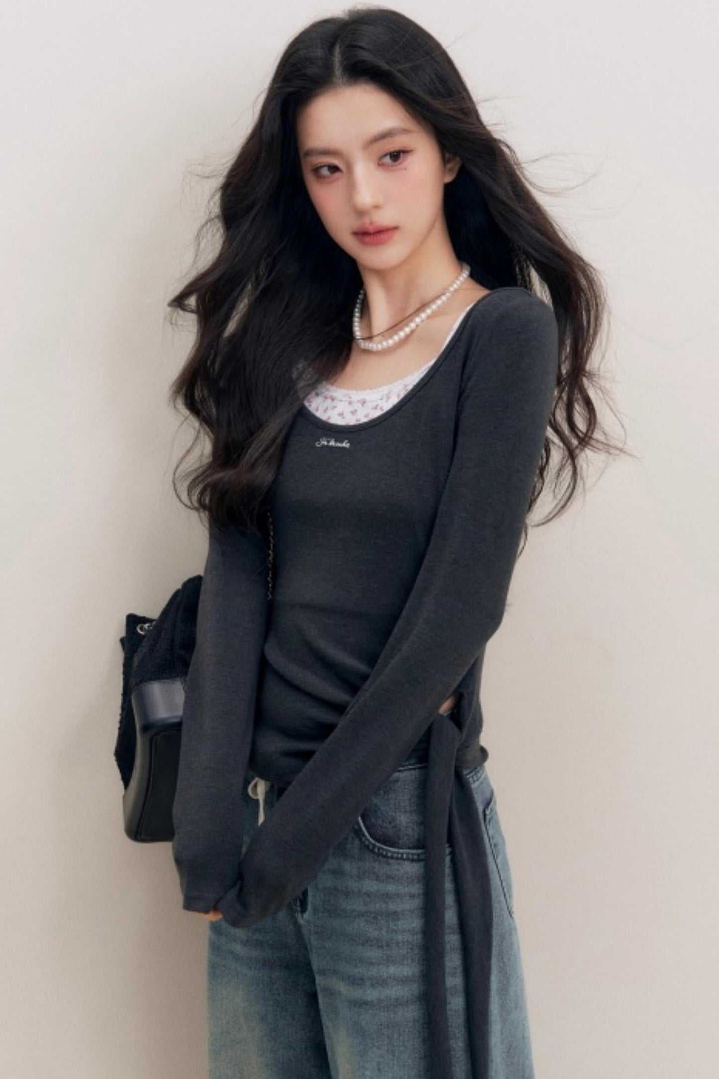 Lace Trim Patchwork Top