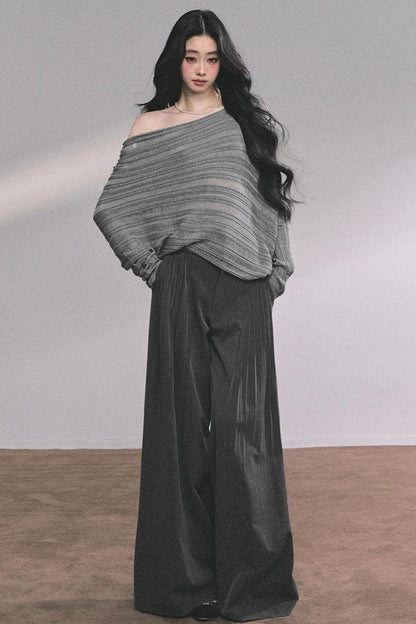 French Autumn Knit Top