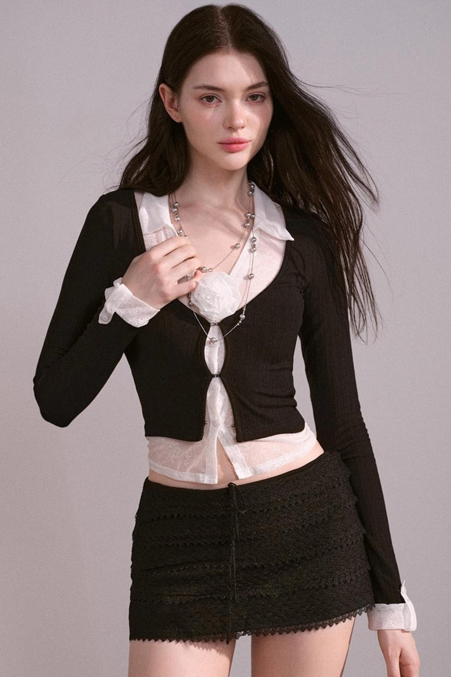 Luxury V-Neck Sweater Top
