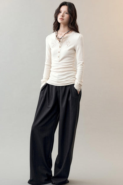 Feather Shadow Stars Slim T-Shirt