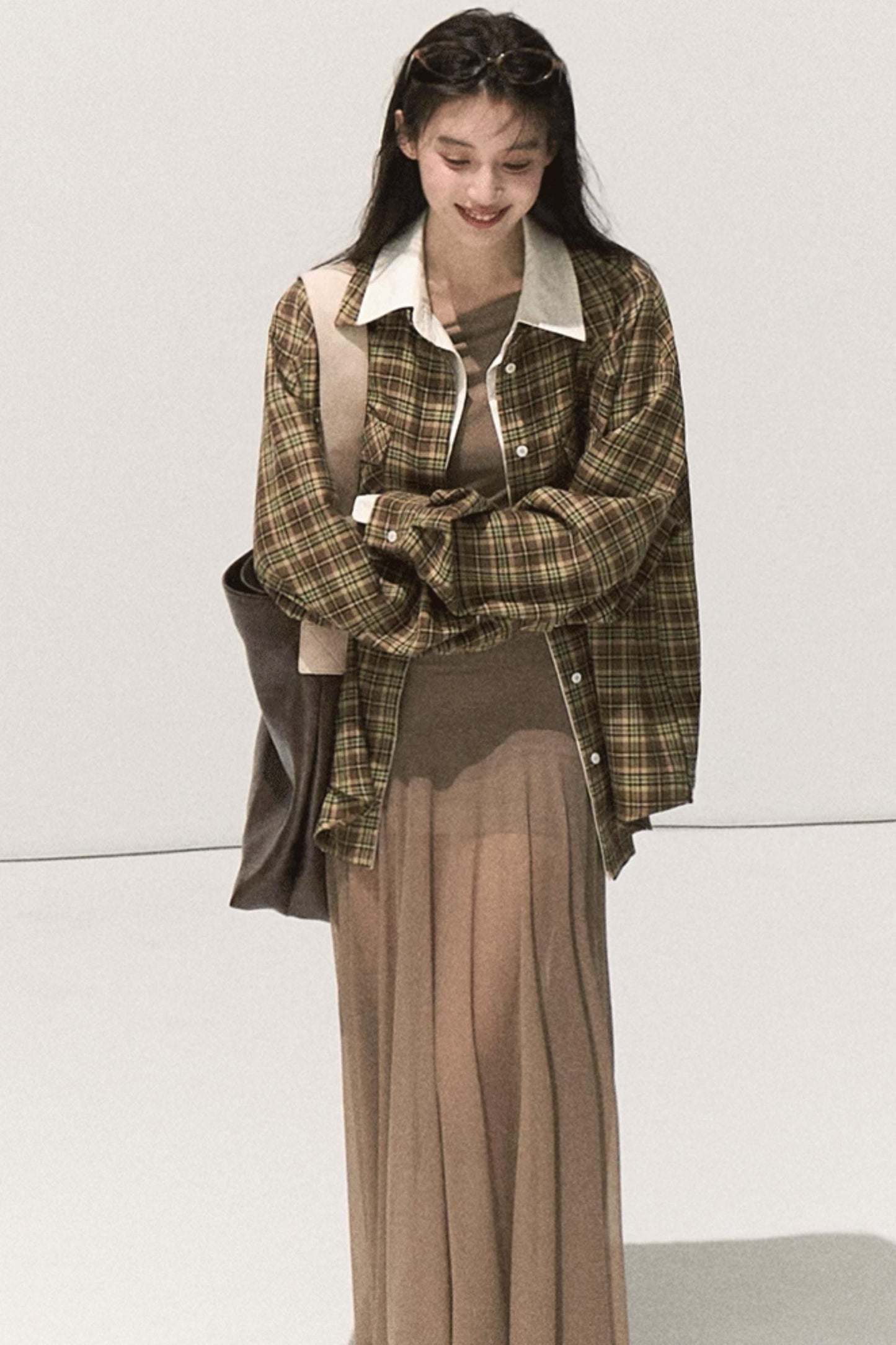 Soft Mist Shoulder Dress