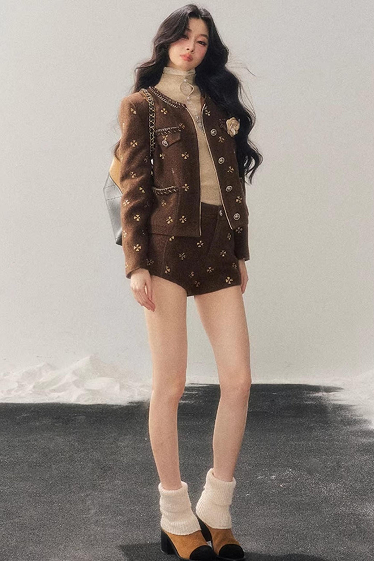 Little Fragrance Wool Jacket Set-Up