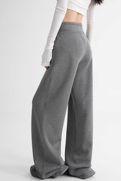 Modal Knit High-Waisted Pants