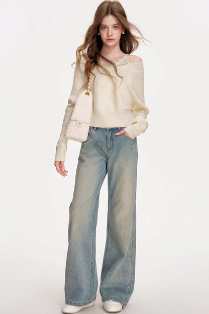 Romantic Lace Knit Top