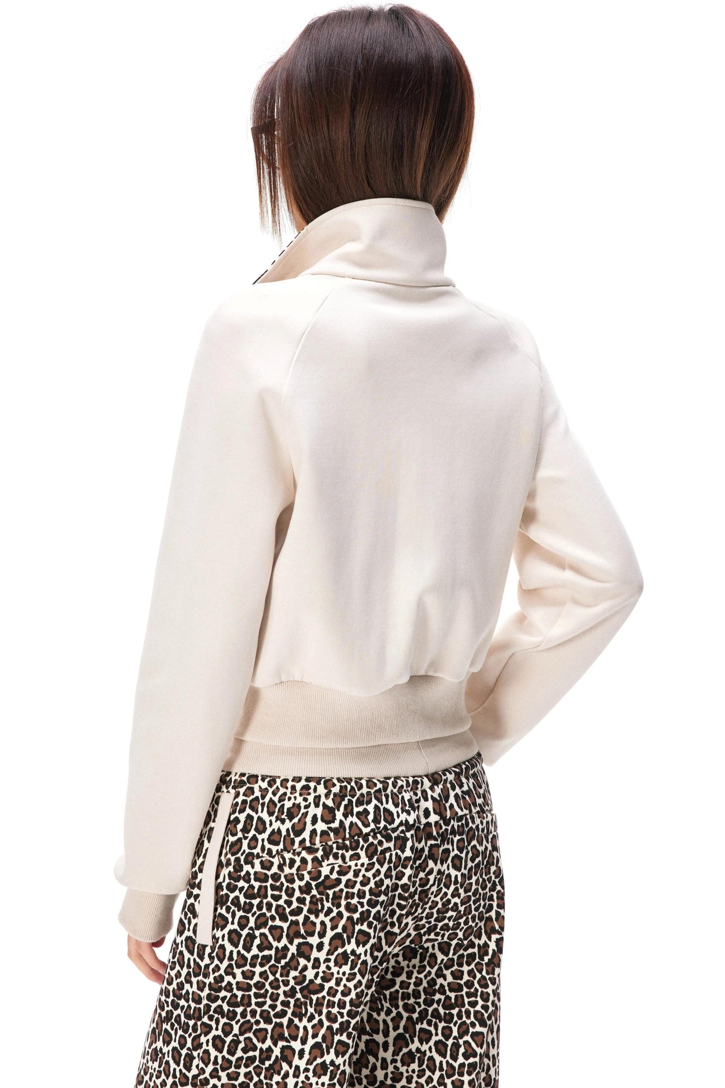 Retro Leopard Patchwork Jacket Set-Up