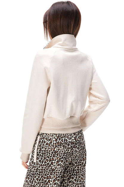 Retro Leopard Patchwork Jacket Set-Up